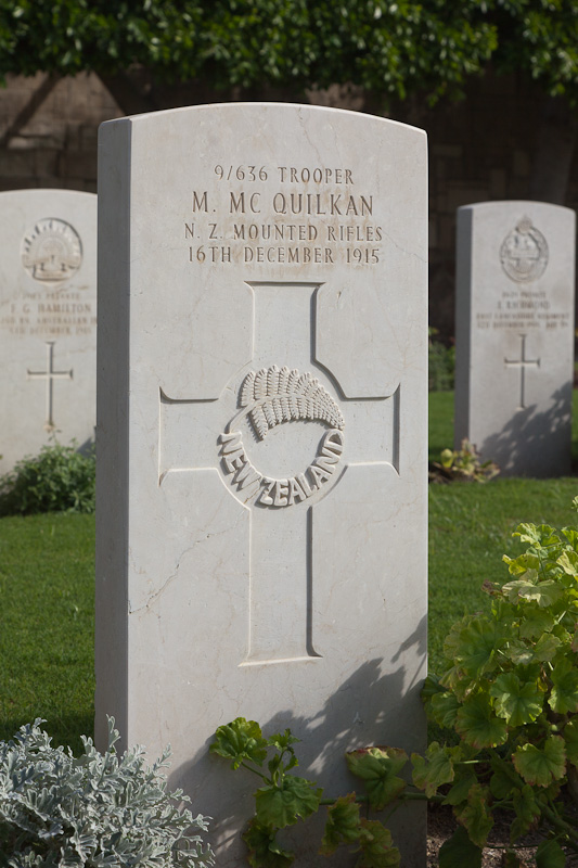 Murdoch McQuilkan | New Zealand War Graves Project