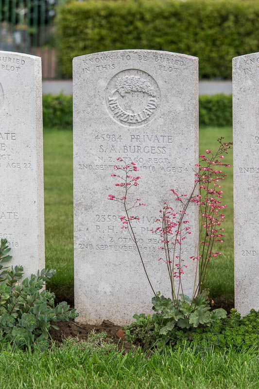Sidney Arthur Burgess | New Zealand War Graves Project
