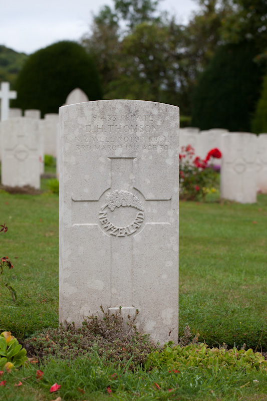 David Henderson Thomson | New Zealand War Graves Project