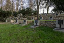 Polish and Russian graves share the park