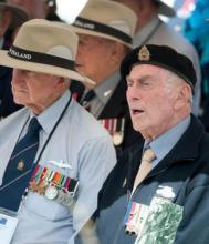 Veterans at the Anniversary Celebrations