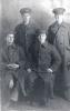 The four Hallahan brothers. Not identified but Walter probably back right.