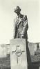 George's father, Herbert Edward Childs, visiting his son's grave in 1954.