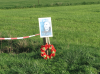 The place in the polder where his Spitfire crashed.