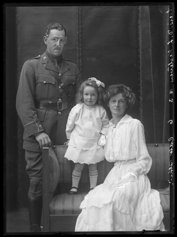 Douglas Kesteven with his wife  and daughter (Margaret Georgina)